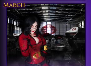 Aleta Pardalis portraying the steampunk Baroness 